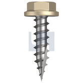 Hobsons - #10-12 x 20 Paperbark - Cl4 As3566 Type 17 Flanged Hex Head | Q519-Pa (Pack Of 1000)